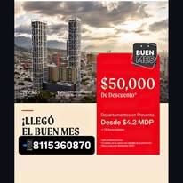 Torres residenciales modernas en Monterrey